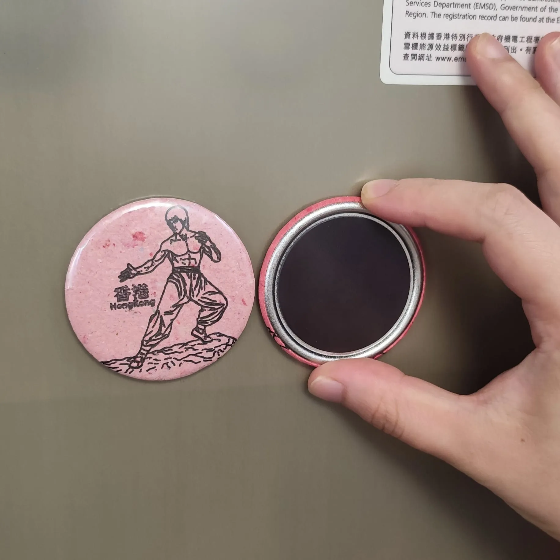 環保紙襟章
